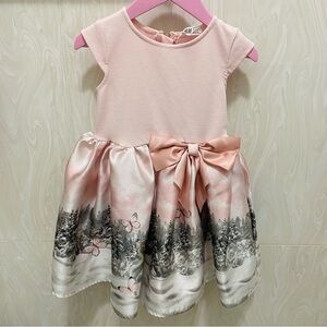H&M Kids Light Pink Butterfly Dress Toddler Girls Size 2-4Y